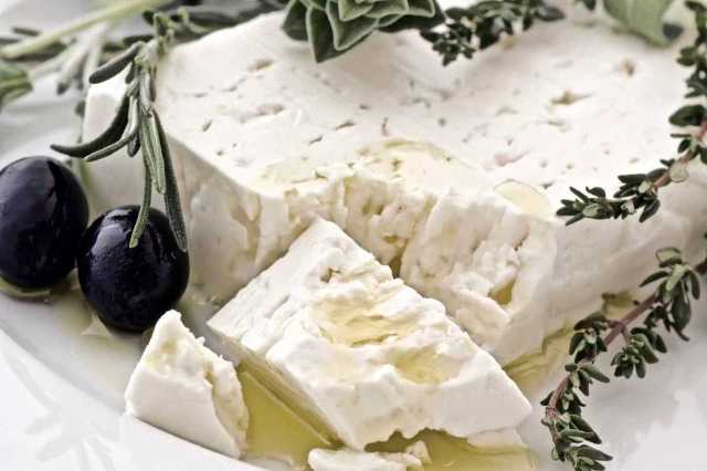 Greek food: Feta cheese  